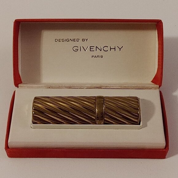 Vintage GIVENCHY L’ INTERDIT Paris Fragrance Refill Spray Gold Case 1/3 oz No602 - Picture 1 of 6